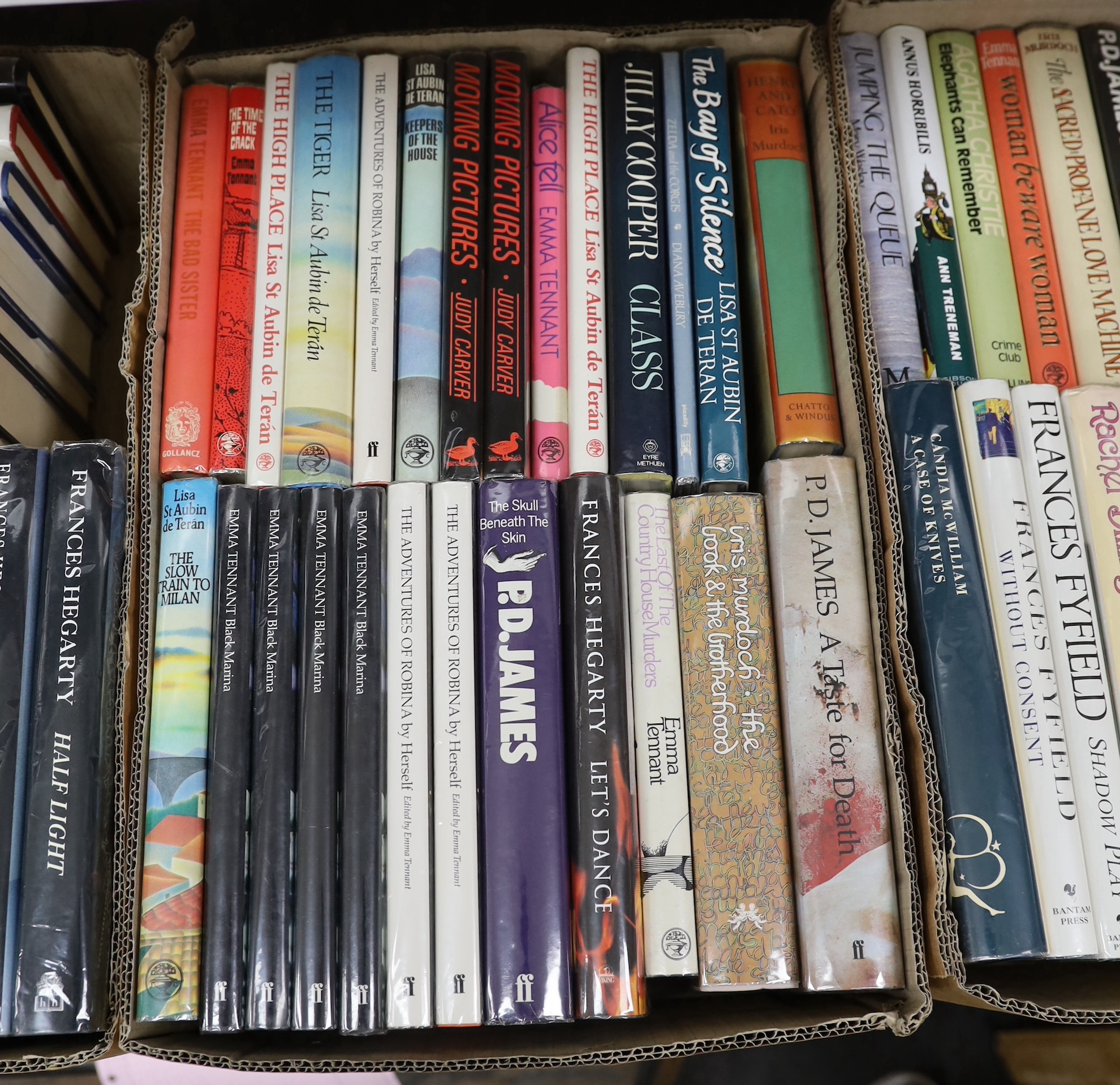 Murdoch, Iris. Sacred and Profane Love Machine. 1974; A Severed Head. 1961; The Book and the Brotherhood. 1987; Tennant, Emma. Black Marina. 1985. Three copies. Jardine, Lisa. Going Dutch How England Plundered Holland’s